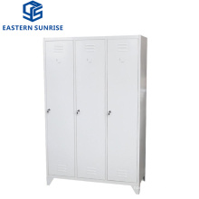 Cheap Bedroom Designs 3 Door Metal Steel Wardrobe Closet